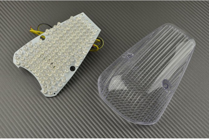 Feu Stop Led Clignotants Intégrés HONDA VTX 1800 CUSTOM 2002 - 2008 Feu Stop Led Clignotants Intégrés HONDA VTX 1800 CUSTOM 2002 - 2008