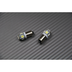 Pareja de Bombillas LED para luces de posición - casquillo pequeño BA9S