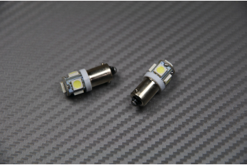Paire de Veilleuses à LED petit culot BA9S