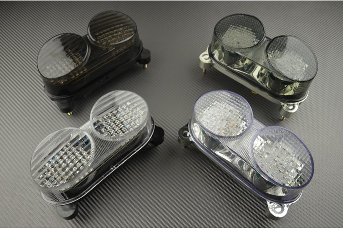 Feu Stop Led Clignotants Intégrés KAWASAKI ZR7 / ZX6R / ZX9R / ZZR 600 1998 - 2007