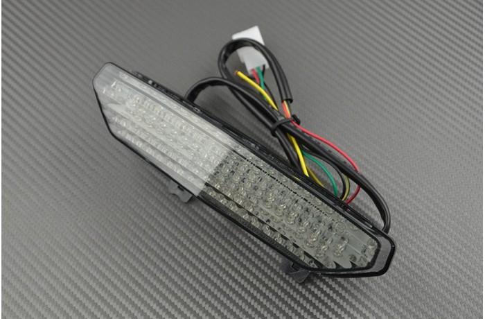 Luz de freno led con intermitentes integrados KAWASAKI ZX6R / GTR 1400 2007 - 2016 Luz de freno led con intermitentes integrados KAWASAKI ZX6R / GTR 1400 2007 - 2016