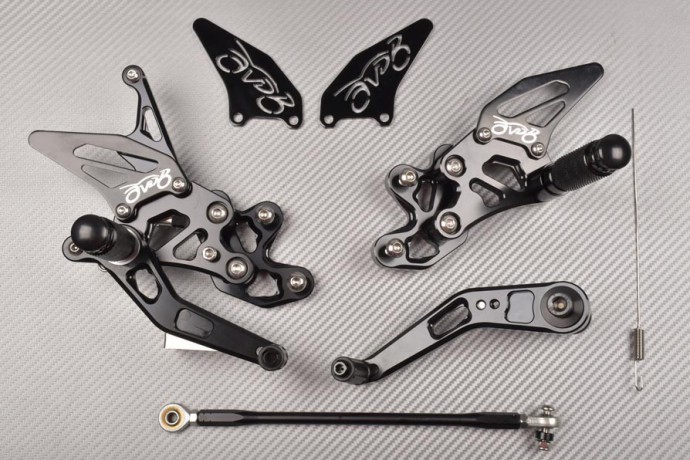 Estriberas Retrasadas AVDB SUZUKI GSXR 600 / 750 2006 - 2010 Estriberas Retrasadas AVDB SUZUKI GSXR 600 / 750 2006 - 2010