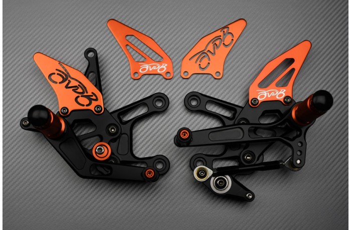 Estriberas Retrasadas AVDB KTM SUPER DUKE 1290 R 2014 - 2019