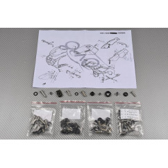 Schraubensatz Komplettverkleidung YAMAHA FZR 600 1989 - 1997