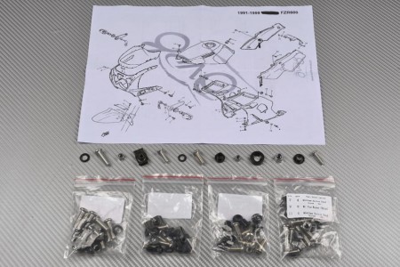 Kit de tornillos de carenados YAMAHA FZR 600 1989 - 1997