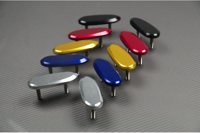 Tappo foro specchietti anodizzato per suzuki