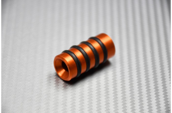 Gear lever / Brake pedal tip in anodised aluminum KTM Duke 690 / SuperDuke 1290 R / RC8 2008 - 2021 Gear lever / Brake pedal tip in anodised aluminum KTM Duke 690 / SuperDuke 1290 R / RC8 2008 - 2021