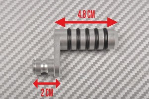 Schalt-/Bremshebelkopf aus eloxiertem Aluminium Aprilia RSV / RSV4 / Tuono / V4 & Mv Agusta F4 / B4 Schalt-/Bremshebelkopf aus eloxiertem Aluminium Aprilia RSV / RSV4 / Tuono / V4 & Mv Agusta F4 / B4