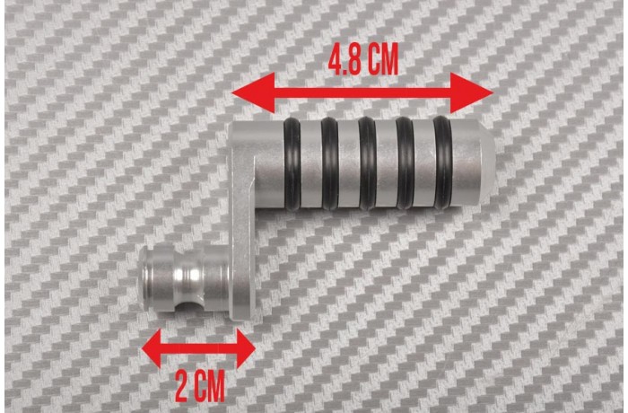 Schalt-/Bremshebelkopf aus eloxiertem Aluminium Aprilia RSV / RSV4 / Tuono / V4 & Mv Agusta F4 / B4 Schalt-/Bremshebelkopf aus eloxiertem Aluminium Aprilia RSV / RSV4 / Tuono / V4 & Mv Agusta F4 / B4