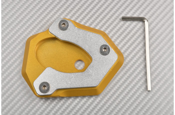 Anodised aluminum sidestand foot enlarger KAWASAKI NINJA 650 & Z650 / Z900 / Z900RS Anodised aluminum sidestand foot enlarger KAWASAKI NINJA 650 & Z650 / Z900 / Z900RS