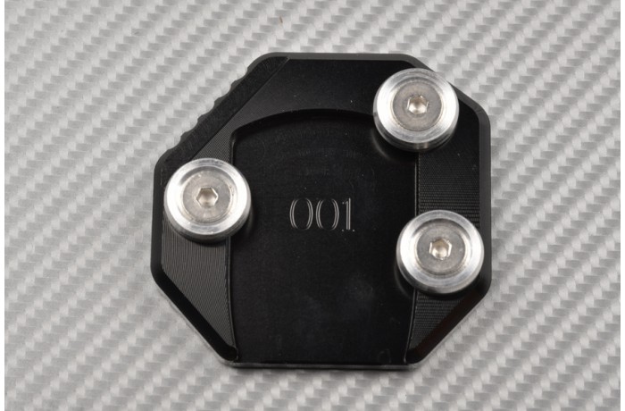Anodised aluminum sidestand foot enlarger SUZUKI GSR 750 / GSX-S 1000 / F / GSX-S 750 / KATANA Anodised aluminum sidestand foot enlarger SUZUKI GSR 750 / GSX-S 1000 / F / GSX-S 750 / KATANA