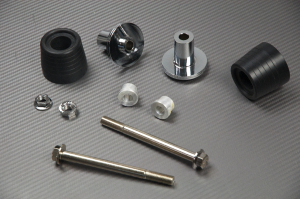 Pair of Universal Frame Sliders / Crash Pads without Offset Pair of Universal Frame Sliders / Crash Pads without Offset