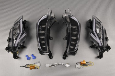 PACK Feu + Clignotants Avant - Arrière Double Fonction YAMAHA TMAX 530 2017 - 2019