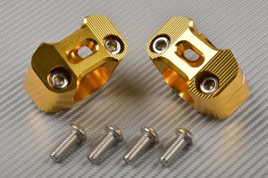 Pareja de realces universales para manillar 28 mm - DESIGN 2