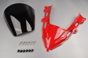Racing / Short windscreen with front fairing extension HONDA CBR 650 R 2019 - 2023 Racing / Short windscreen with front fairing extension HONDA CBR 650 R 2019 - 2023