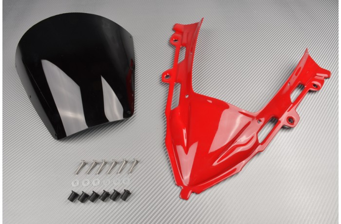 Cúpula en Policarbonato racing / parte de cúpula + parte de carenado frontal HONDA CBR 650 R 2019 - 2023 Cúpula en Policarbonato racing / parte de cúpula + parte de carenado frontal HONDA CBR 650 R 2019 - 2023
