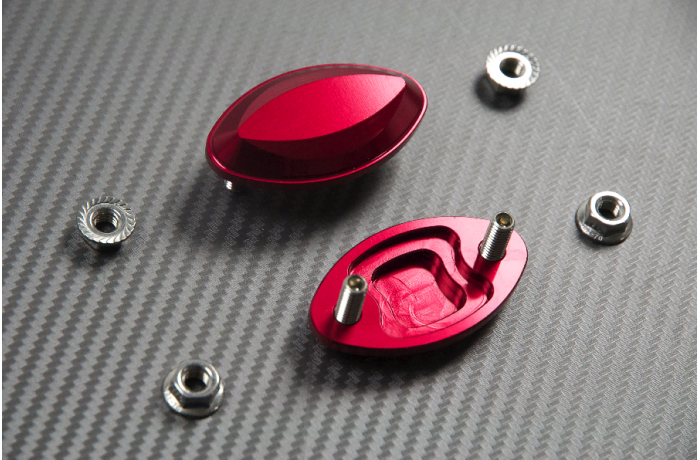 Anodised Aluminum Rearview Mirrors Block Off Plates Numerous KAWASAKI