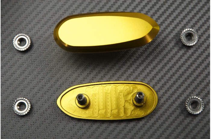 Tappo foro specchietti anodizzato per suzuki Tappo foro specchietti anodizzato per suzuki