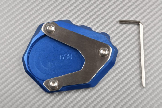 Anodised aluminum sidestand foot enlarger BMW R1200 NINE T / R / RT / ST 2006 - 2016 Anodised aluminum sidestand foot enlarger BMW R1200 NINE T / R / RT / ST 2006 - 2016