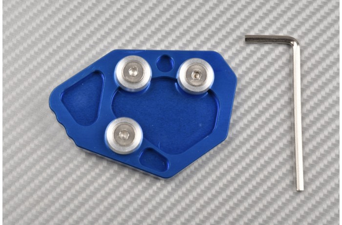 Anodised aluminum sidestand foot enlarger BMW K1200S / K1300S / K1200R 2004 - 2015 Anodised aluminum sidestand foot enlarger BMW K1200S / K1300S / K1200R 2004 - 2015