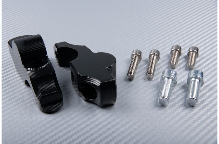 Specific handlebar risers BMW R NINE T / R1200 NINET SCRAMBLER / PURE / URBAN Specific handlebar risers BMW R NINE T / R1200 NINET SCRAMBLER / PURE / URBAN