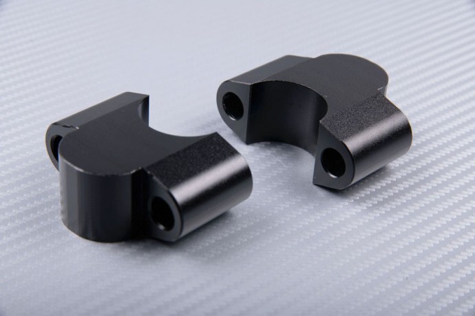 Rehausse pontets / guidon spécifique KTM DUKE 125 250 390 2011 - 2016 Rehausse pontets / guidon spécifique KTM DUKE 125 250 390 2011 - 2016