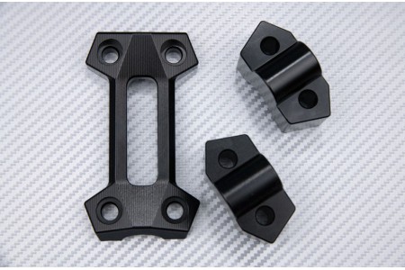 Rehausse guidon spécifique avec pontet supérieur KAWASAKI Z300 / Z800 2013 - 2017