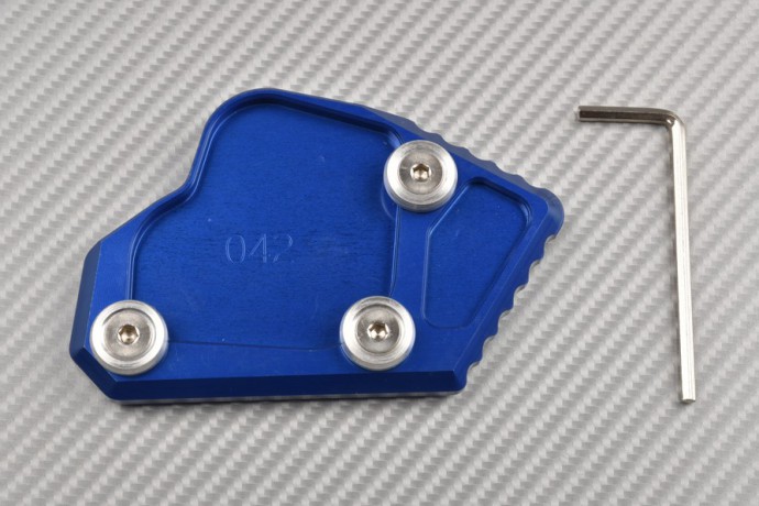 Anodised aluminum sidestand foot enlarger BMW K1600 GT / GTL 2011 - 2016 Anodised aluminum sidestand foot enlarger BMW K1600 GT / GTL 2011 - 2016