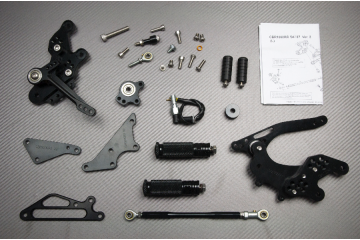 Pedane arretrate regolabili HONDA CBR 1000 RR 2004 - 2007