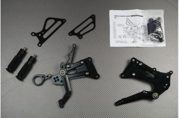 Estriberas retrasadas regulables BMW S1000RR / S1000R ABS 2009 - 2020 Estriberas retrasadas regulables BMW S1000RR / S1000R ABS 2009 - 2020