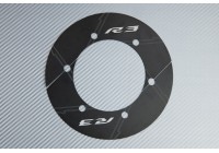 Cache Couronne en aluminium anodisé YAMAHA YZF R3 2016 - 2021