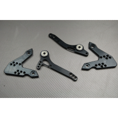 Platines Commandes Reculées KAWASAKI Z750 / Z750R / Z1000 2007 - 2013