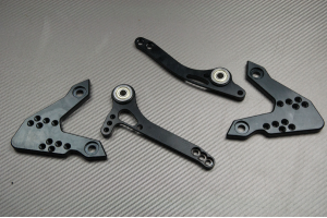 Platines Commandes Reculées KAWASAKI Z750 / Z750R / Z1000 2007 - 2013 Platines Commandes Reculées KAWASAKI Z750 / Z750R / Z1000 2007 - 2013