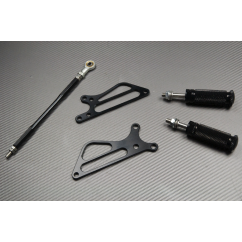 Platines Commandes Reculées KAWASAKI Z750 / Z750R / Z1000 2007 - 2013