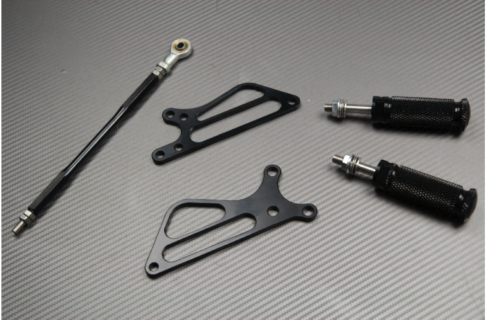 Platines Commandes Reculées KAWASAKI Z750 / Z750R / Z1000 2007 - 2013 Platines Commandes Reculées KAWASAKI Z750 / Z750R / Z1000 2007 - 2013