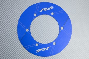 Cache Couronne en aluminium anodisé YAMAHA R6 2003 - 2021