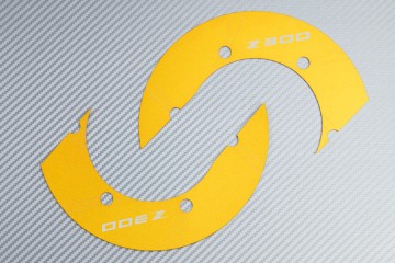 Transmission belt cover in anodised aluminum KAWASAKI Z300 2015 - 2017