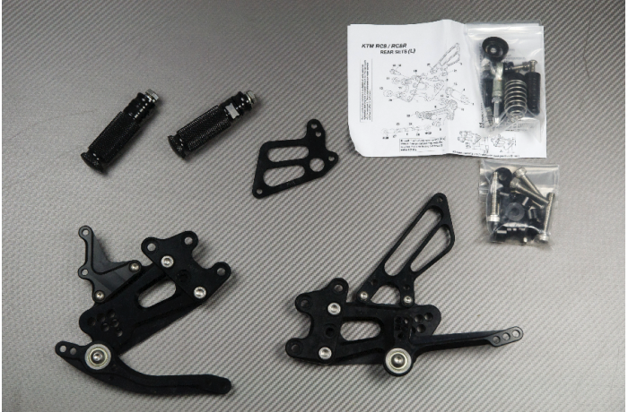 Rearsets KTM RC8 / RC8R 2008 - 2015 Rearsets KTM RC8 / RC8R 2008 - 2015