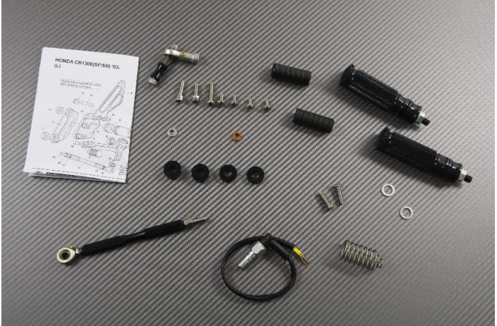 Platines Commandes Reculées HONDA CB 1300 F / S 2003 - 2015 Platines Commandes Reculées HONDA CB 1300 F / S 2003 - 2015