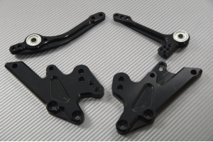 Pedane arretrate regolabili KAWASAKI ER6 N / F / NINJA 650 R 2012 - 2016 Pedane arretrate regolabili KAWASAKI ER6 N / F / NINJA 650 R 2012 - 2016