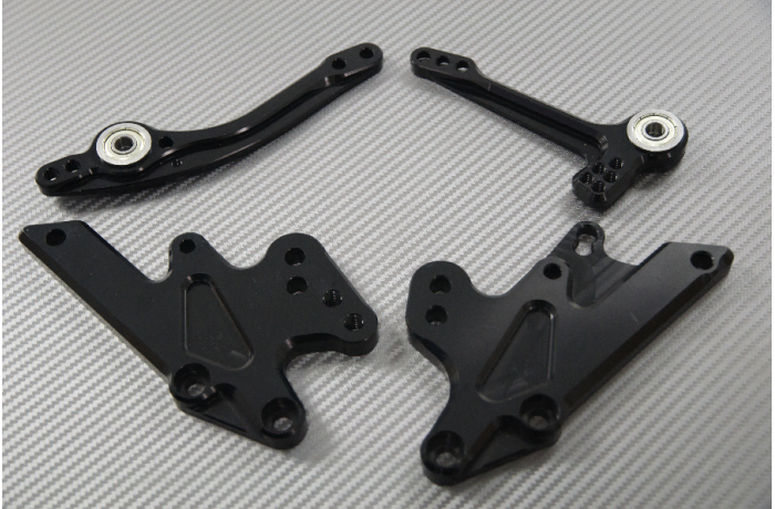 Estriberas retrasadas regulables KAWASAKI ER6 N / F / NINJA 650 R 2012 - 2016 Estriberas retrasadas regulables KAWASAKI ER6 N / F / NINJA 650 R 2012 - 2016