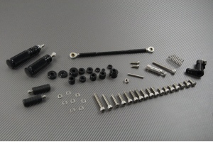 Estriberas retrasadas regulables KAWASAKI ER6 N / F / NINJA 650 R 2012 - 2016 Estriberas retrasadas regulables KAWASAKI ER6 N / F / NINJA 650 R 2012 - 2016