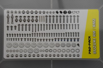 Kompletter Schraubensatz für Cross SUZUKI RM - RMZ - DR - DRZ 80 / 85 / 125 / 250 / 350 / 450 / 650