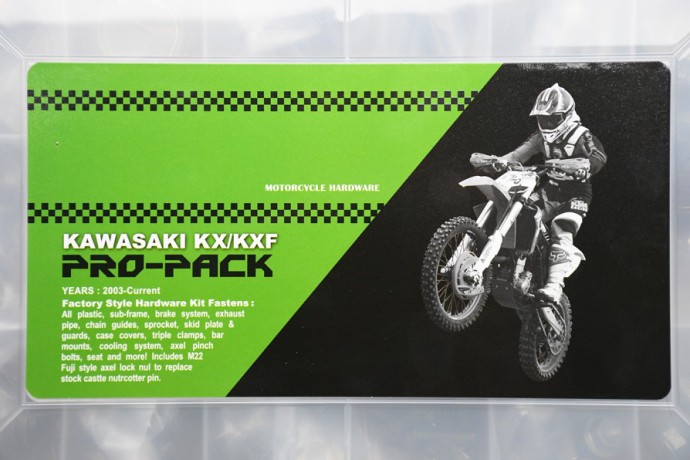 Juego de tornillería CROSS completos KAWASAKI KX - KXF - KLX - KLE - KLR 50 / 65 / 85 / 125 / 250 / 450 / 600 / 650 Juego de tornillería CROSS completos KAWASAKI KX - KXF - KLX - KLE - KLR 50 / 65 / 85 / 125 / 250 / 450 / 600 / 650