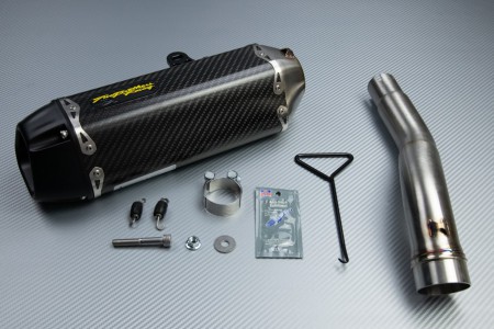 Escape TWO BROTHERS Carbono HONDA CBR 250 R 2011 - 2014