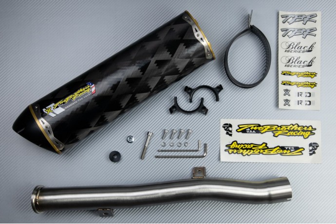 Échappement TWO BROTHERS Carbone SUZUKI GSXF Katana 600 / 750 1998 - 2006