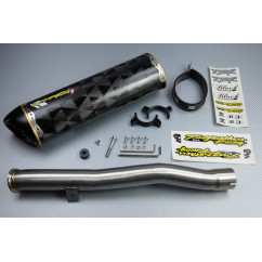 Endschalldämpfer SUZUKI GSXF Katana 600 / 750 1998 - 2006 TWO BROTHERS Carbon