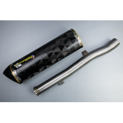 Endschalldämpfer SUZUKI GSXF Katana 600 / 750 1998 - 2006 TWO BROTHERS Carbon