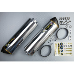 Scarico TWO BROTHERS Alluminio / Magnesio SUZUKI GSXR 1000 2007 - 2008