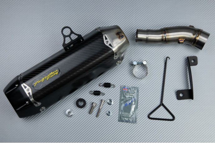 Escape TWO BROTHERS Carbono KAWASAKI NINJA 300 R / Z300 2011 - 2016